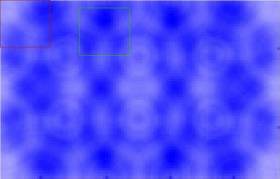 Verteilgenauigkeit einer Beregnungsanlage mit 12 Regnern am Spielfeldrand und 6 innerhalb des Spielfeldes.