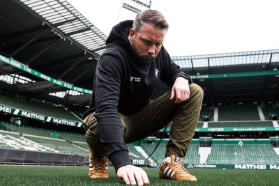 Tim Engelke, Head of Greenkeeper SV Werder Bremen.