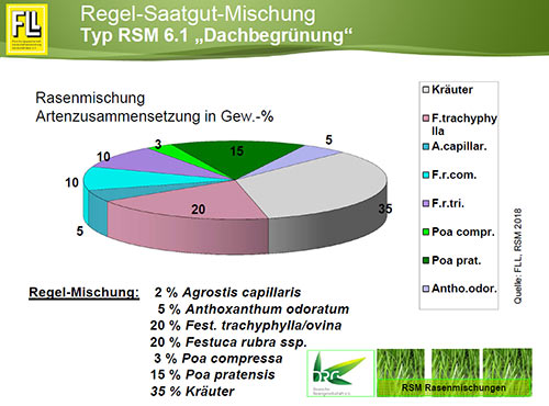 Dachbegrünung  RSM 6.1