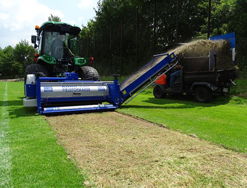 Exaktes Abschälen der Altnarbe mit dem FIELD TOP MAKER und Univers-Rotor